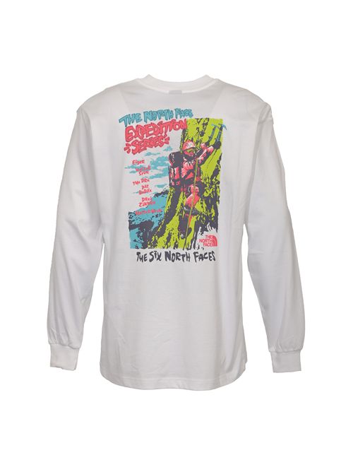 T-shirt oversize a maniche lunghe Expedition Celebration Bianco The North Face | NF0A8E3DFN41